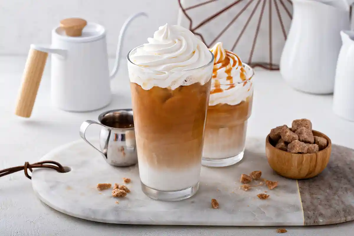 Caramel Ribbon Crunch Frappuccino: Sweet and Crunchy Delight 1 Discover the Caramel Ribbon Crunch Frappuccino, a sweet and crunchy Starbucks favorite with caramel, whipped cream, and a satisfying crunch.