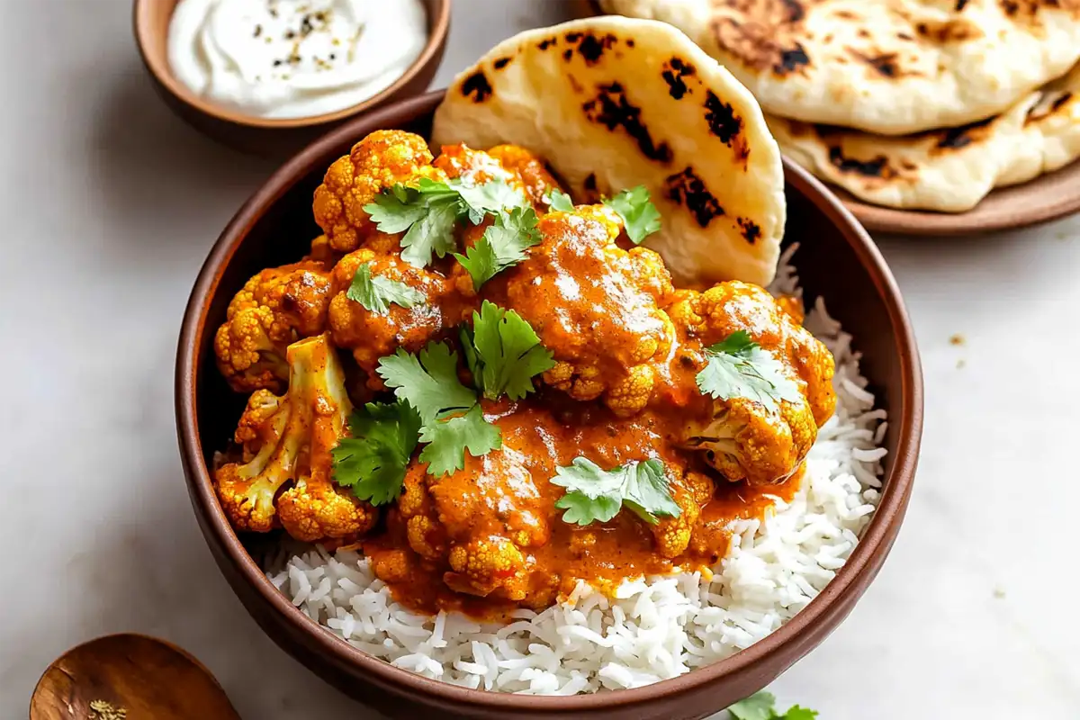 Butter Cauliflower – Creamy & Flavorful Indian-Inspired Vegan Dish 31 This rich and creamy Butter Cauliflower is a plant-based twist on the classic, packed with Indian spices and ready in 30 minutes! Cozy meal.