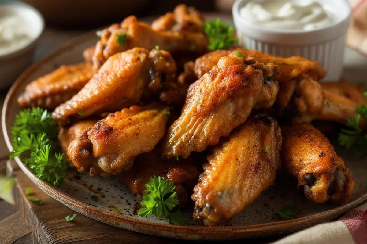 Air Fryer Chicken Wings – Extra Crispy & Juicy Every Time 21 Air Fryer Chicken Wings are crispy, juicy, and full of flavor! Ready in just 25 minutes, perfect for game day, parties, or a quick snack