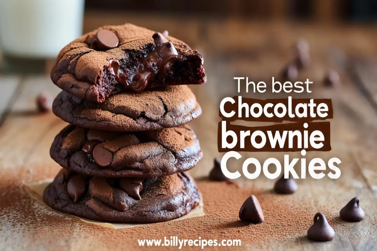 The BEST Fudgy Chewy Brookies – Brownie Cookie You’ll Love 44 These fudgy, chewy brookies combine brownies and cookies into one irresistible dessert. The perfect balance of rich, and soft-baked goodness!