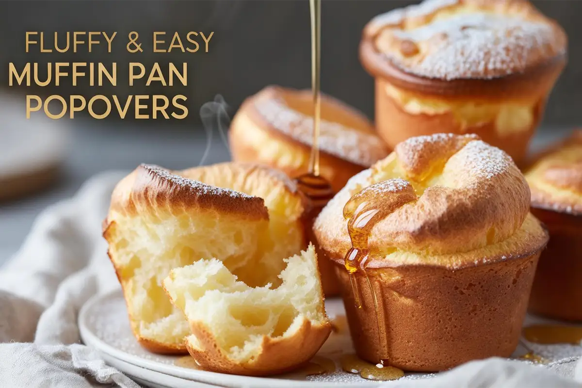 Muffin Pan Popovers Made Easy : Fluffy Bites 19 Learn how to make tall, fluffy Muffin Pan Popovers with this easy, Perfect for any meal—sweet or savory, no special pan needed!
