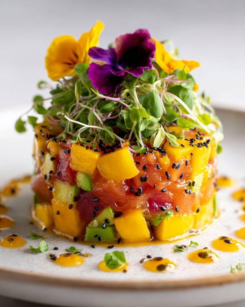 Delicious Jackfruit Tartare with Avocado and Mango Recipe 15 jackfruit tartare avocado mango