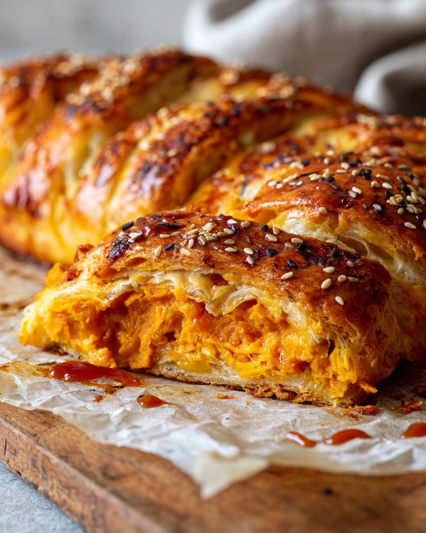 Irresistible Pulled Sweet Potato Puff Pastry Braid Recipe 11 pulled sweet potato pastry braid