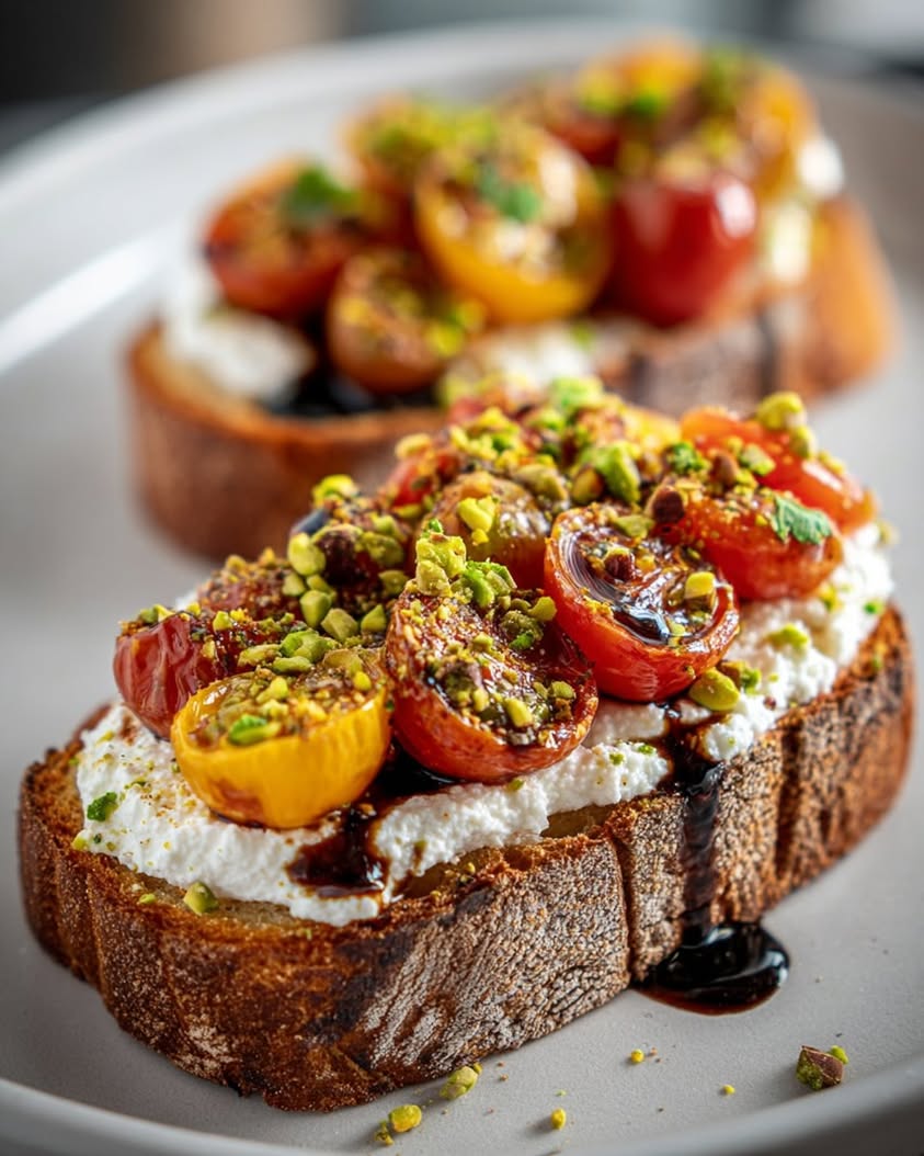 Elevate Your Brunch with Sourdough Caprese and Pistachio Crunch 14 sourdough fire roasted caprese