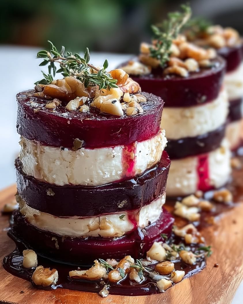 Elevate Your Dinner with Velvet Beet Towers and Goat Cheese 13 velvet beet towers goat cheese