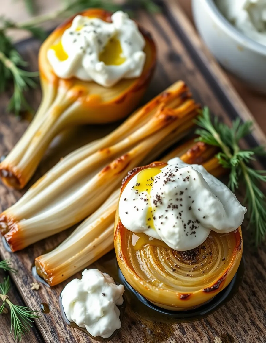 Braised Fennel with Whipped Feta 19 braised fennel whipped feta