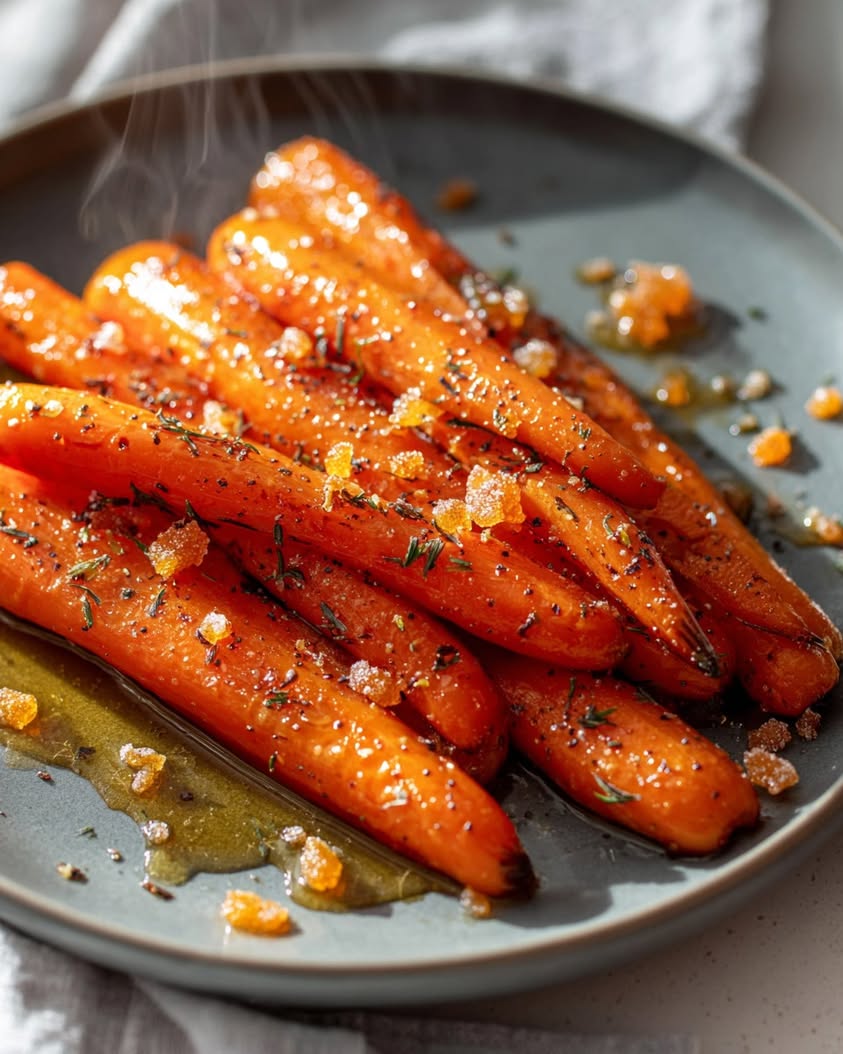 Honey Butter Carrots with a Sweet Candy Pop Twist 14 honey butter carrots candy pop