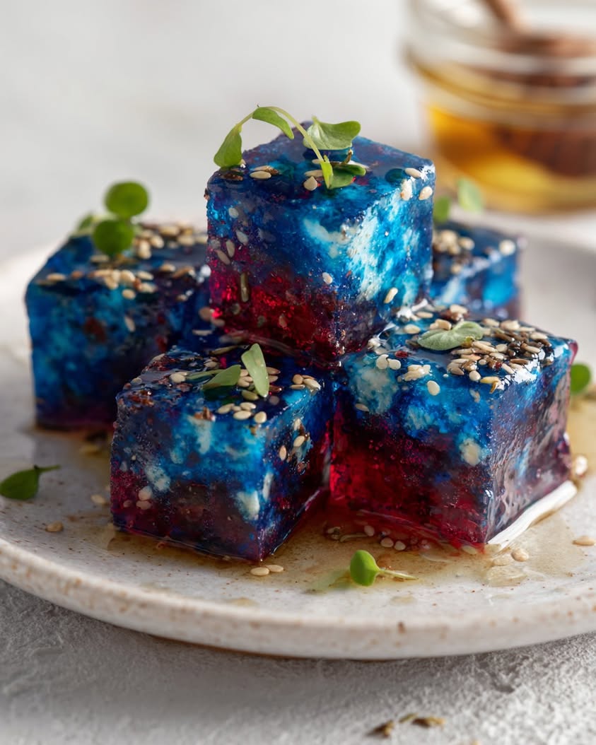 Viral Kool-Aid Marinated Feta Cubes in Electric Olive Oil 13 kool aid marinated feta cubes