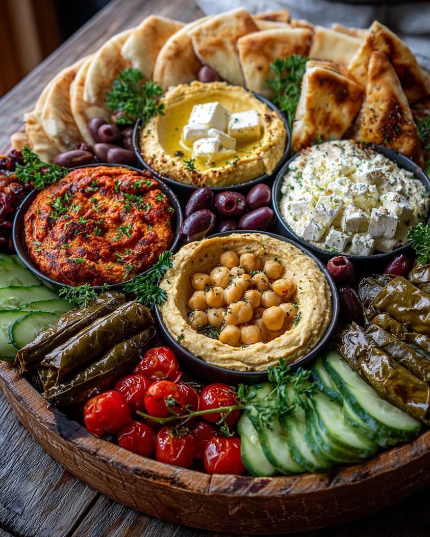 Create a Stunning Mediterranean Mezze Tapas Basket for Entertaining 14 mediterranean mezze tapas basket