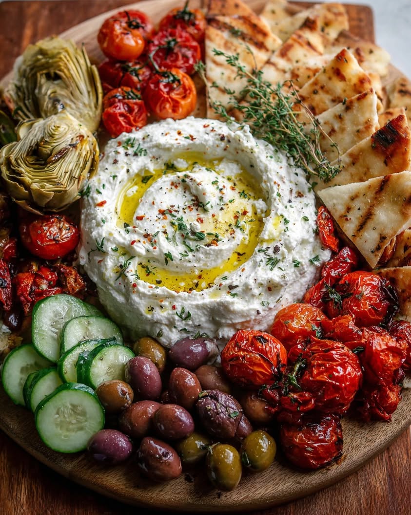 Create a Delicious Mediterranean Ricotta & Pita Board at Home 16 mediterranean ricotta pita board