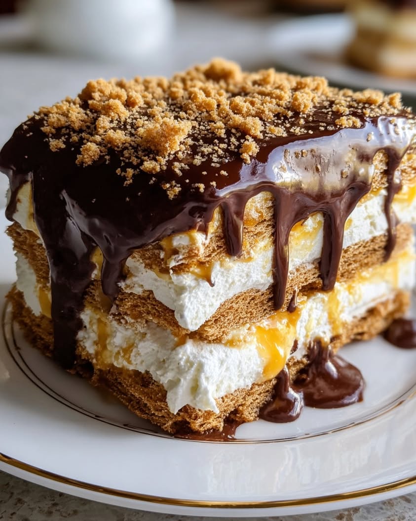 No-Bake Creamy Éclair Indulgence Recipe for Easy Dessert Lovers 14 no bake creamy eclair indulgence