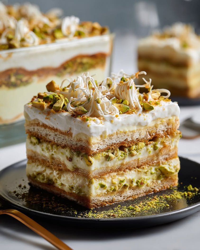 Indulge in Decadent Pistachio and White Chocolate Tiramisu Delight 15 pistachio white chocolate tiramisu