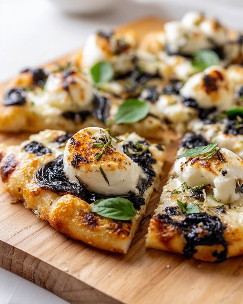 Spice Up Halloween with Spooky Burrata & Black Garlic Flatbread 13 spooky burrata black garlic flatbread