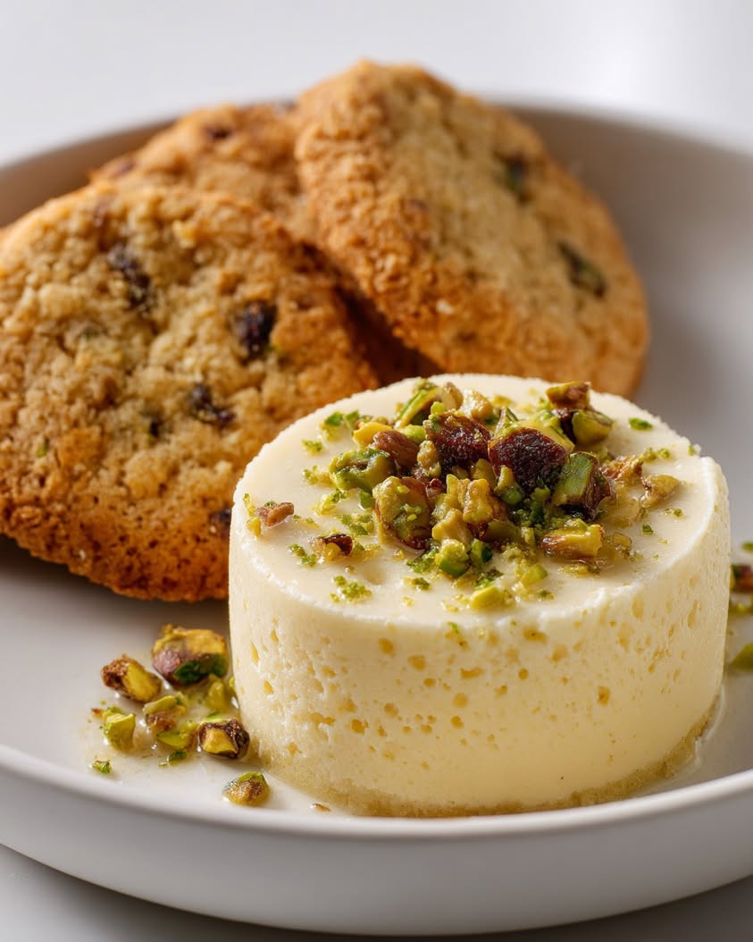 Upside-Down Ice Cream Sandwich with Lemon Mousse & Pistachio Cookies 19 upside down ice cream sandwich