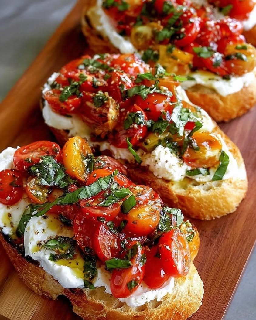 Creamy Burrata Bruschetta Recipe: An Easy Italian Appetizer 3 burrata bruschetta recipe