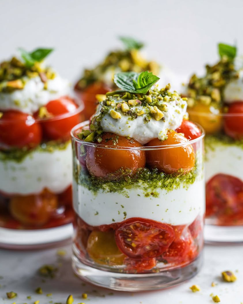 Elevate Your Dining Experience with Burrata Caprese Verrine Elegance 12 burrata caprese verrine elegance