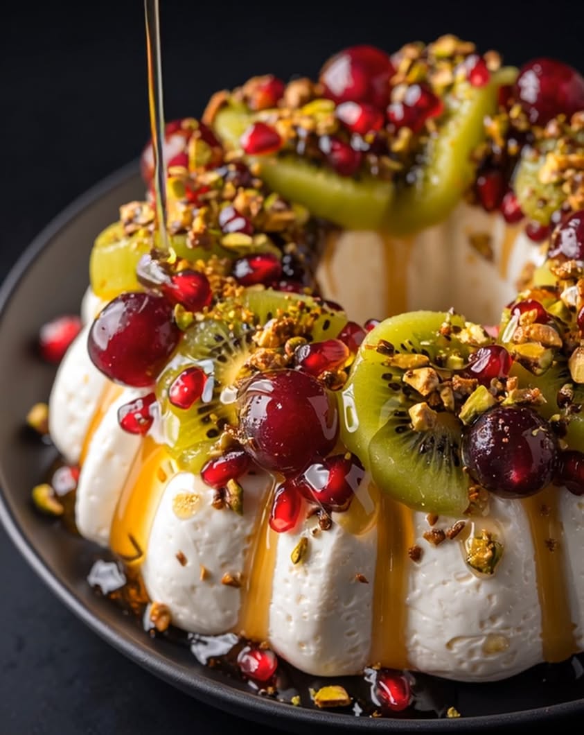 Creamy Citrus and Vanilla Labneh Ring Recipe 3 creamy labneh citrus vanilla ring