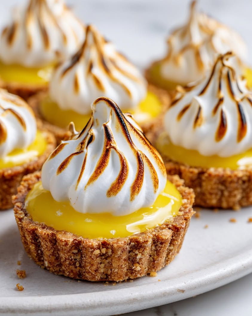 Delightful Graham Cracker Mini Lemon Meringue Tarts Recipe 17 graham cracker lemon meringue tarts