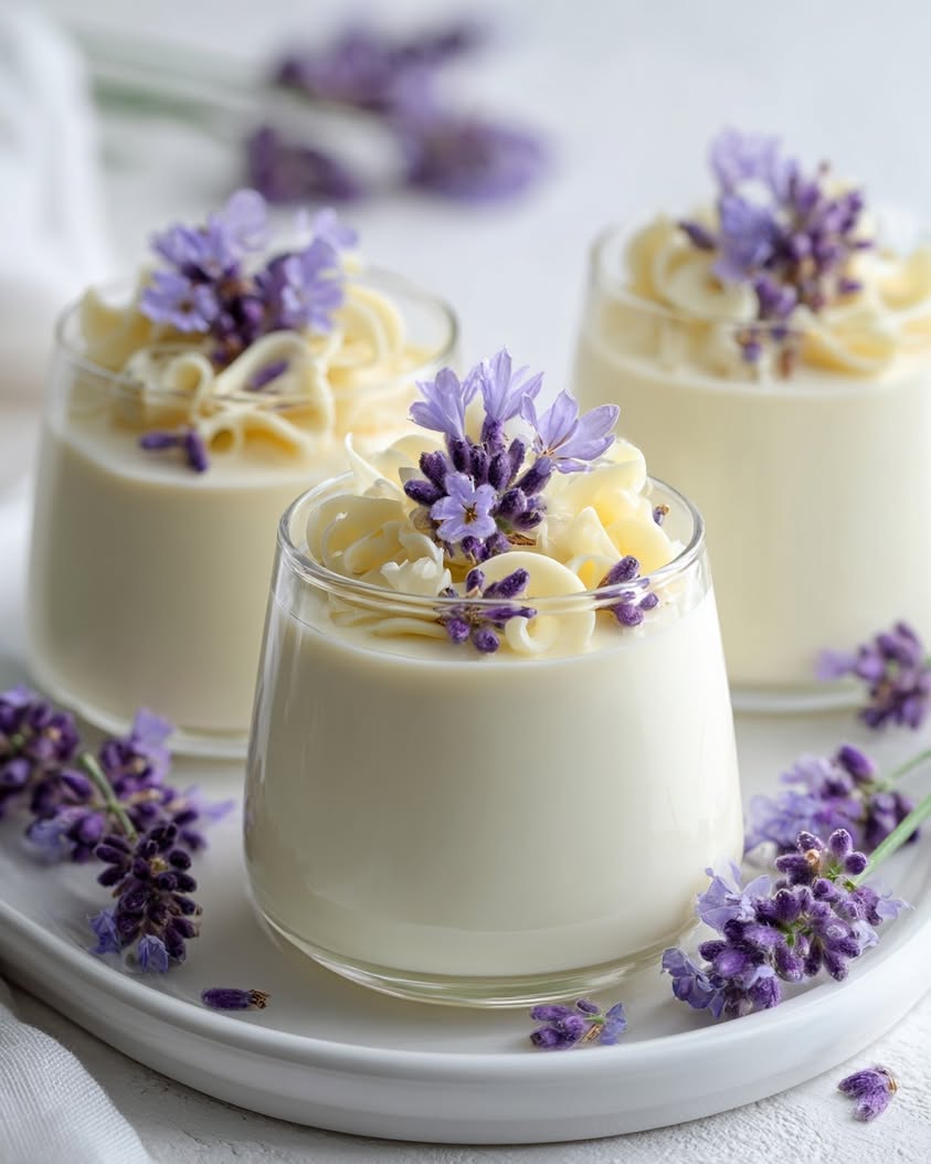 Indulge in Delightful Lavender & White Chocolate Panna Cotta Recipe 10 lavender white chocolate panna cotta