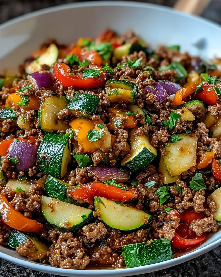 Mediterranean Ground Beef Stir Fry: A Quick and Flavorful Weeknight Dinner 3 mediterranean ground beef stir fry