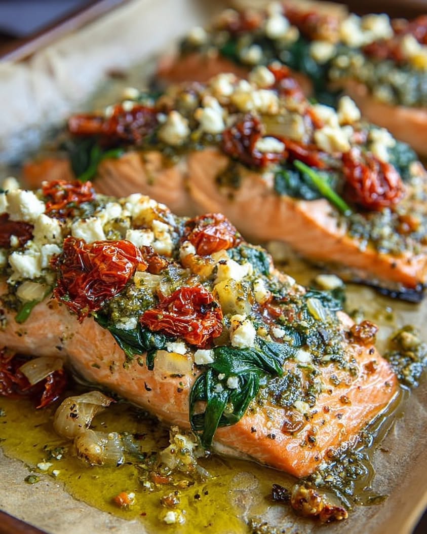 Easy Mediterranean Salmon Bake Recipe for a Healthy Weeknight Dinner 3 mediterranean salmon bake
