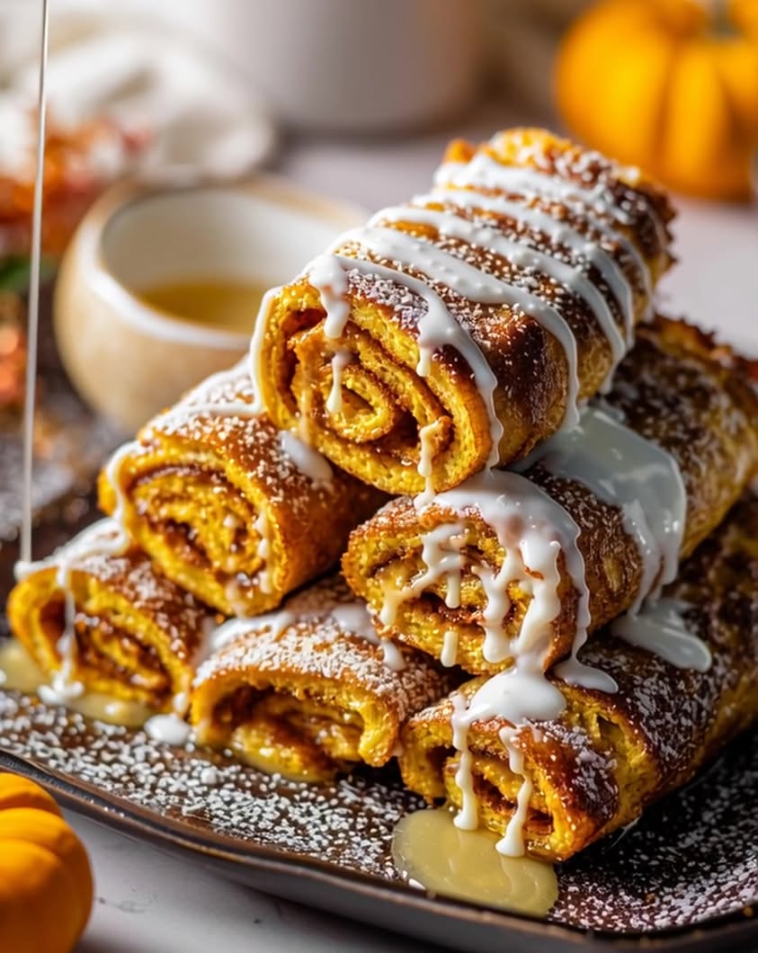 Pumpkin Pie French Toast Roll Ups: A Cozy Fall Breakfast Recipe 3 pumpkin pie french toast roll ups