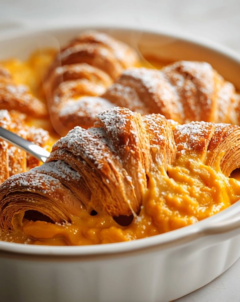 Cozy Pumpkin Spice Croissants: An Autumn Baking Project. 3 pumpkin spice croissants recipe