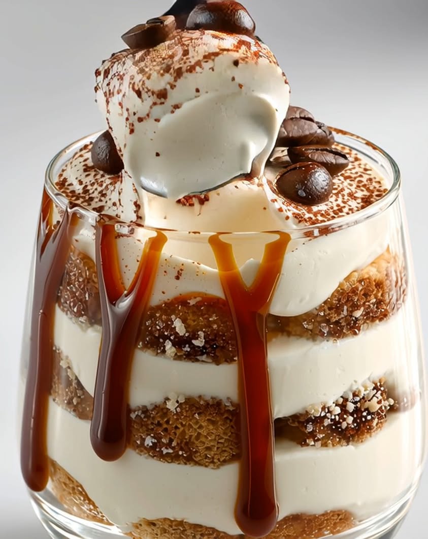 Salted Caramel Espresso Martini Tiramisu: A Decadent Dessert Recipe 3 salted caramel espresso martini tiramisu