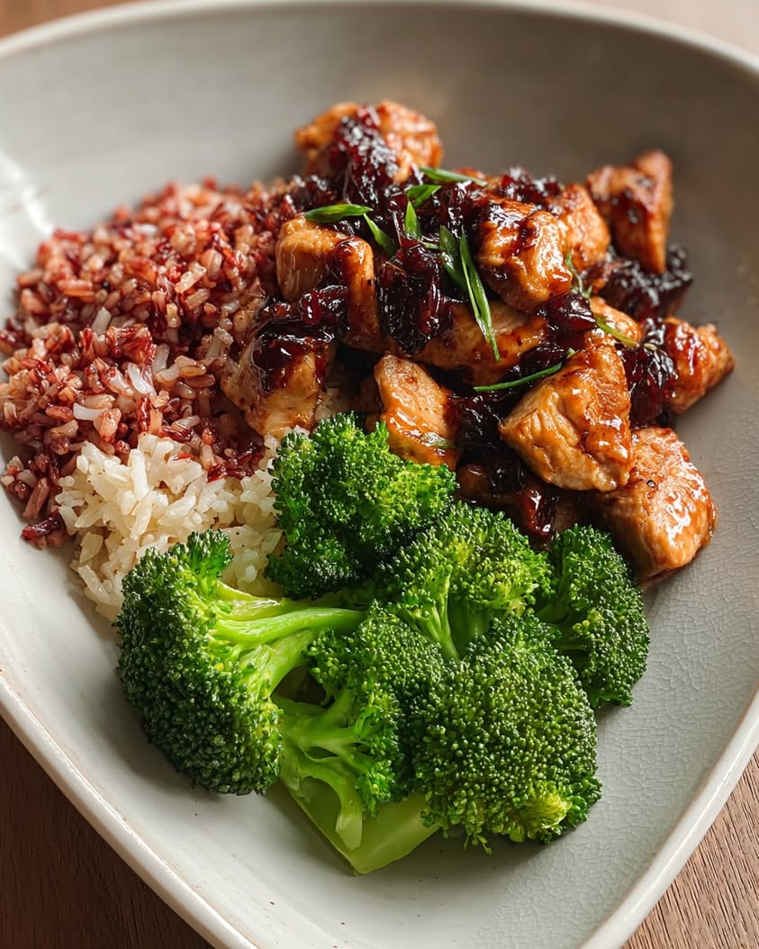 Sticky Soy-Glazed Chicken with Broccoli and Rice Recipe 3 sticky soy glazed chicken broccoli