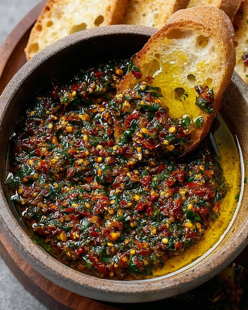 The Ultimate Sun-Dried Tomato Olive Oil Bread Dip Recipe 3 sun dried tomato bread dip