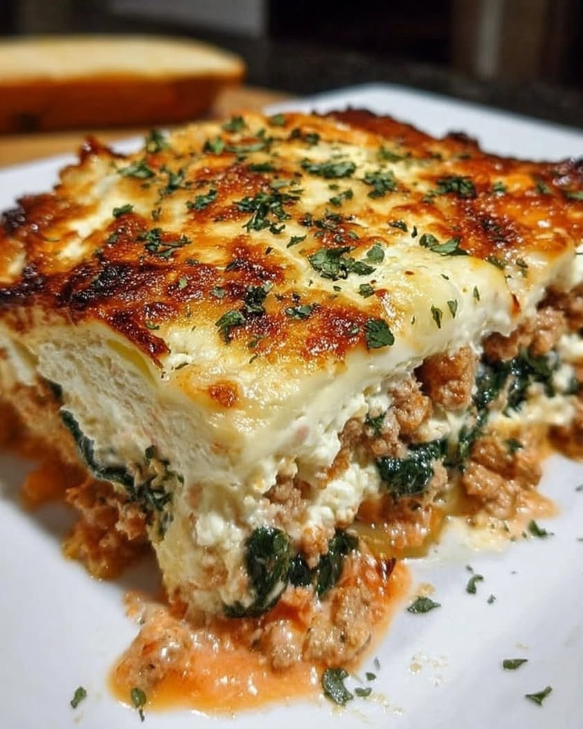 Easy Turkey Spinach Bake: A Healthy, Cheesy Family Dinner 3 turkey spinach bake