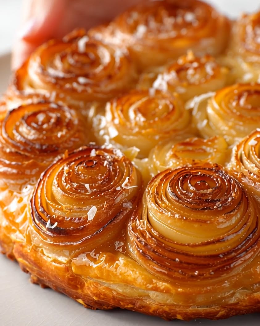 Festive Upside-Down Onion Tart Wreath: A Holiday Showstopper 3 viral upside down onion tart