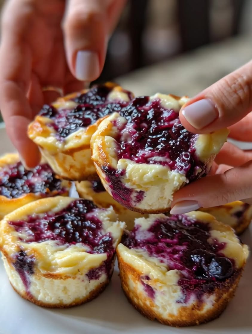 Blueberry Cottage Cheesecake Bites: A Creamy Protein-Packed Treat 3 blueberry cottage cheesecake bites 1