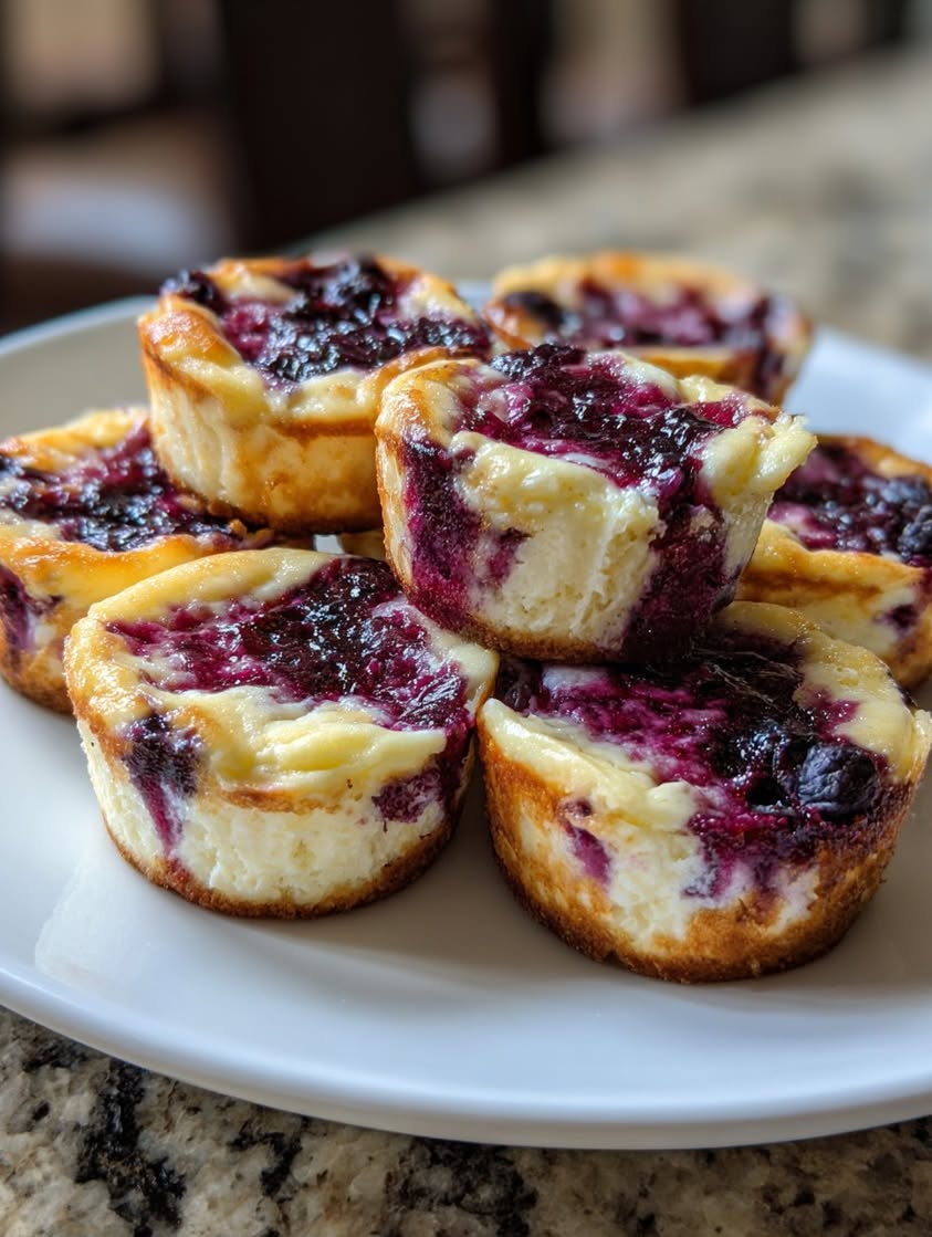 Blueberry Cottage Cheesecake Bites: A Healthy Protein-Packed Snack 3 blueberry cottage cheesecake bites