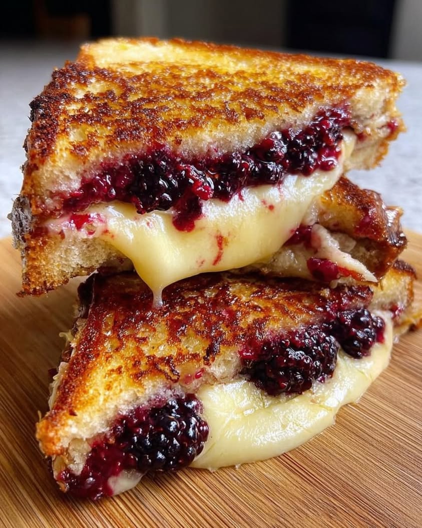 Brie and Blackberry Jam Grilled Cheese: A Gourmet Twist 14 brie blackberry jam grilled cheese