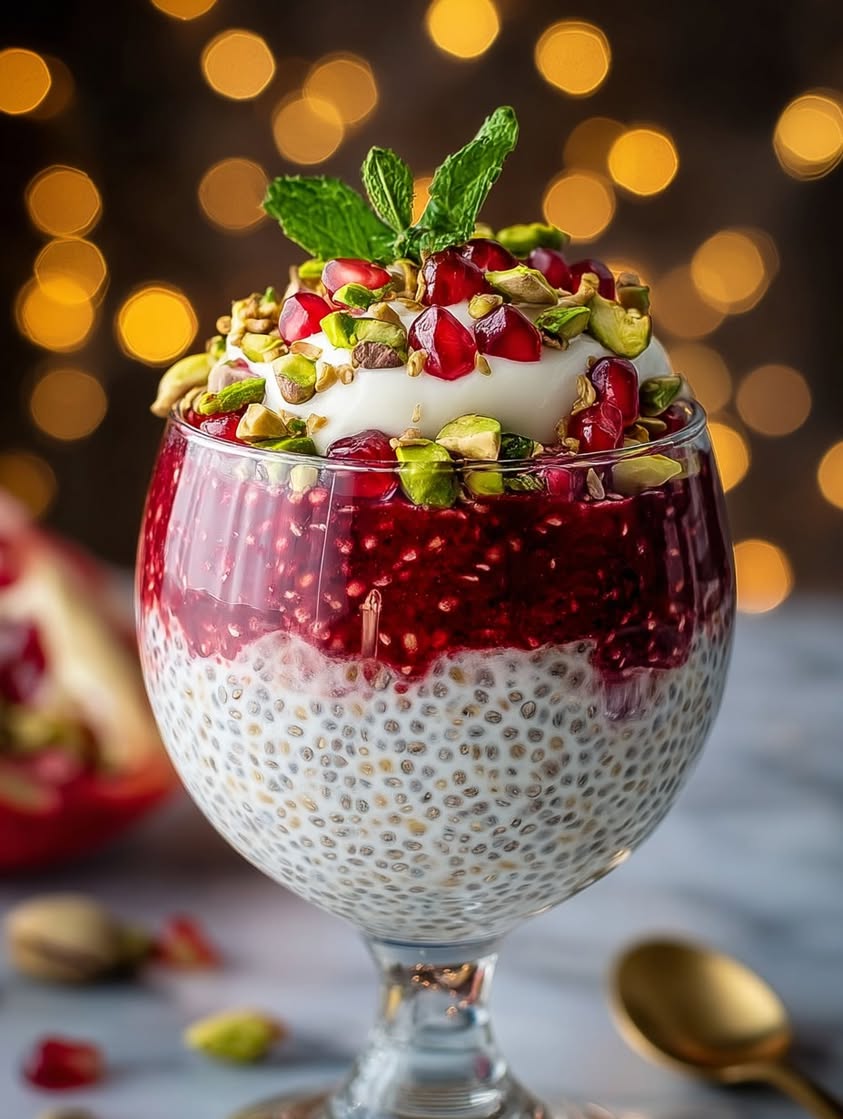 Festive Christmas Ricotta Chia Pudding for a Healthy Holiday Breakfast 16 christmas ricotta chia pudding