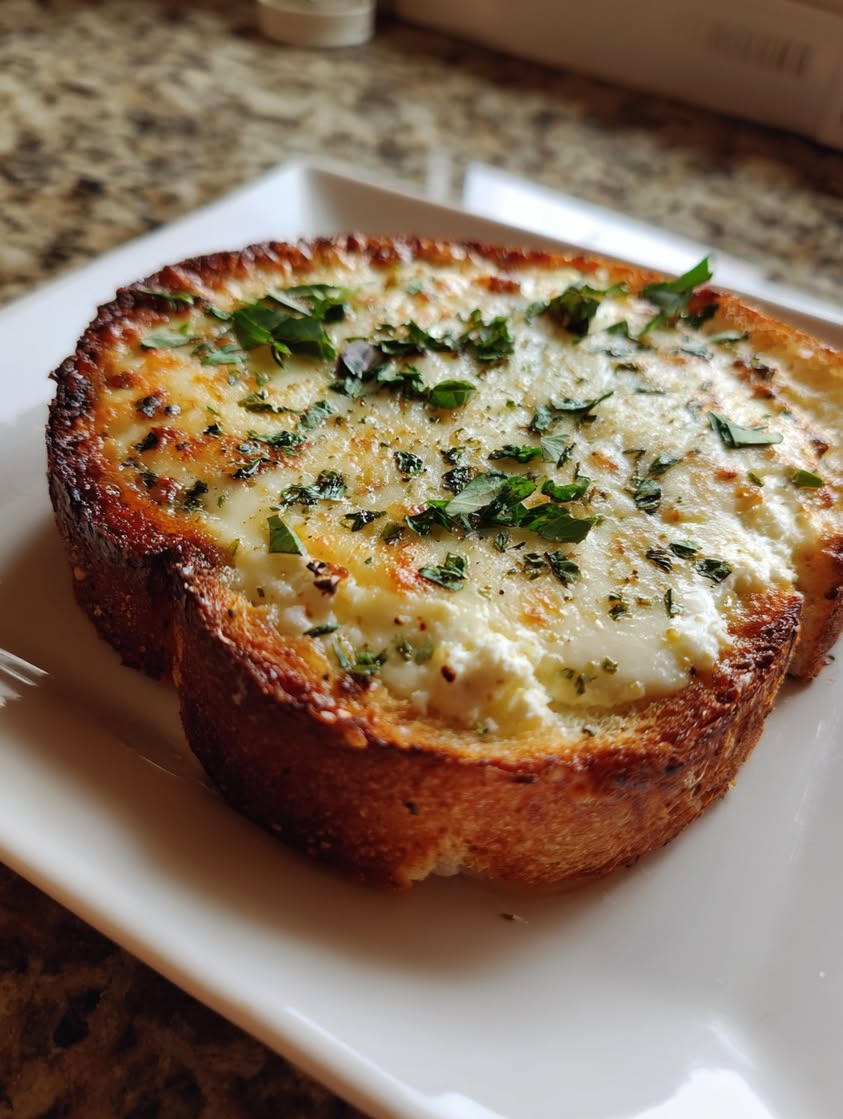 Garlic Herb Cottage Cheese Toast: A Warm and Flavorful Snack 3 garlic herb cottage cheese toast