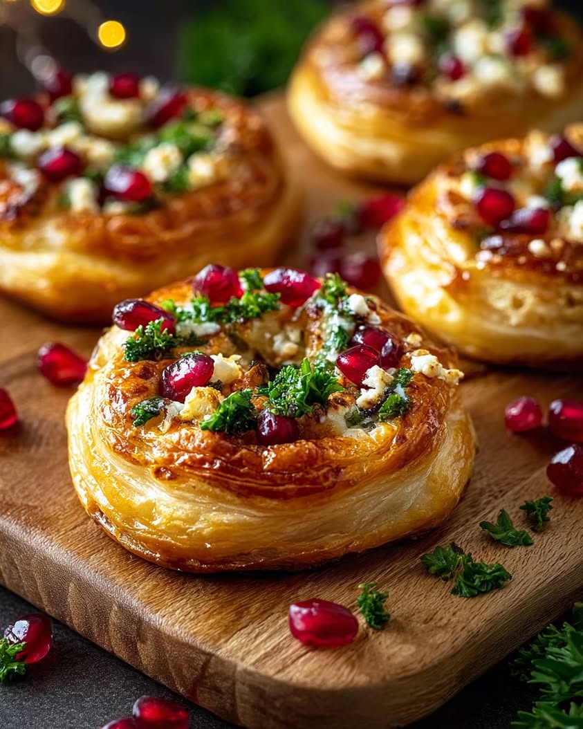 Golden Gooey Baked Brie with Festive Cranberry Glaze 3 golden gooey sparkling festive flavors