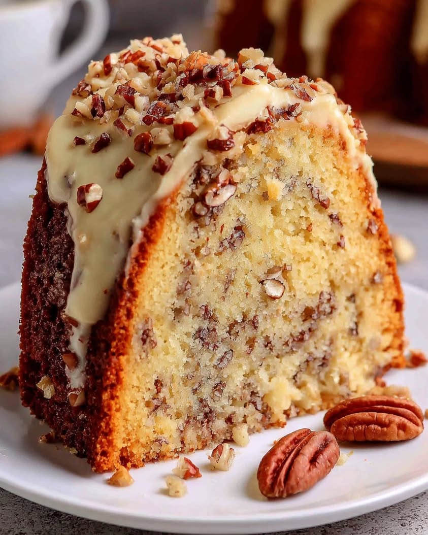 Old-School Butter Pecan Pound Cake Recipe for a Rich, Moist Dessert 3 old school butter pecan pound cake