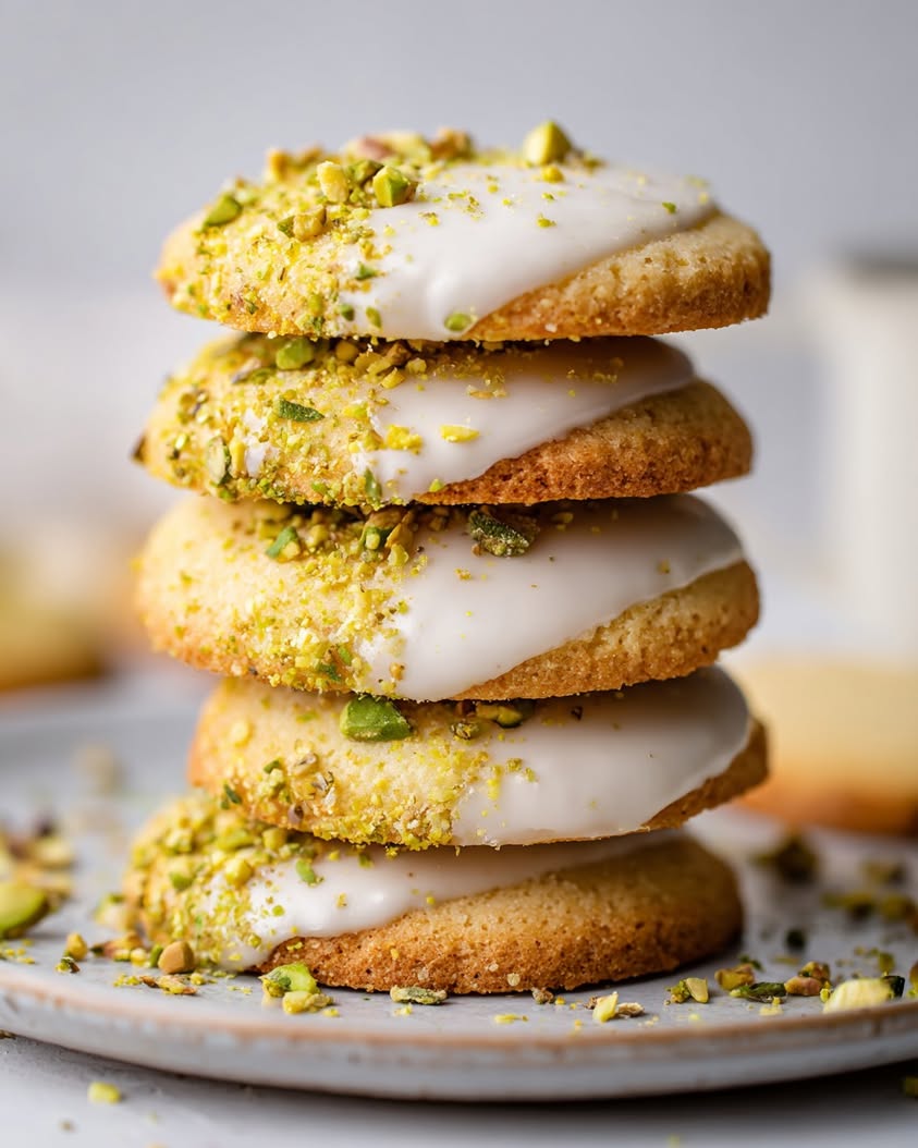 Pistachio Lemon Butter Shortbreads: A Zesty, Buttery Delight 15 pistachio lemon butter shortbread