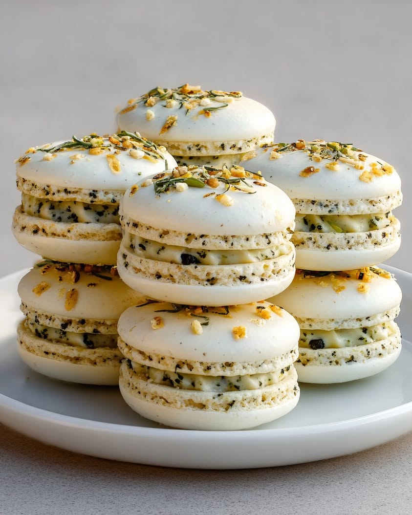 Savory Tapenade Parmesan Macarons: An Elegant Appetizer Recipe 19 savory tapenade parmesan macarons