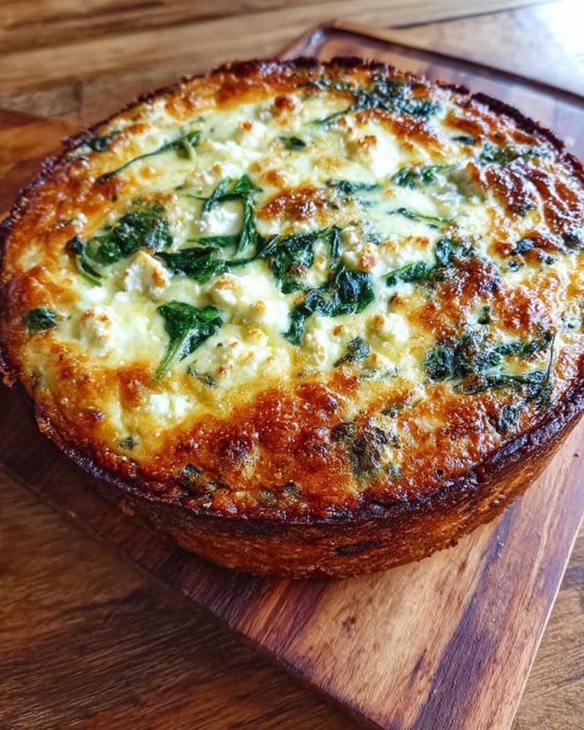 Creamy Spinach and Feta Bake with Roasted Garlic 3 spinach feta roasted garlic bake