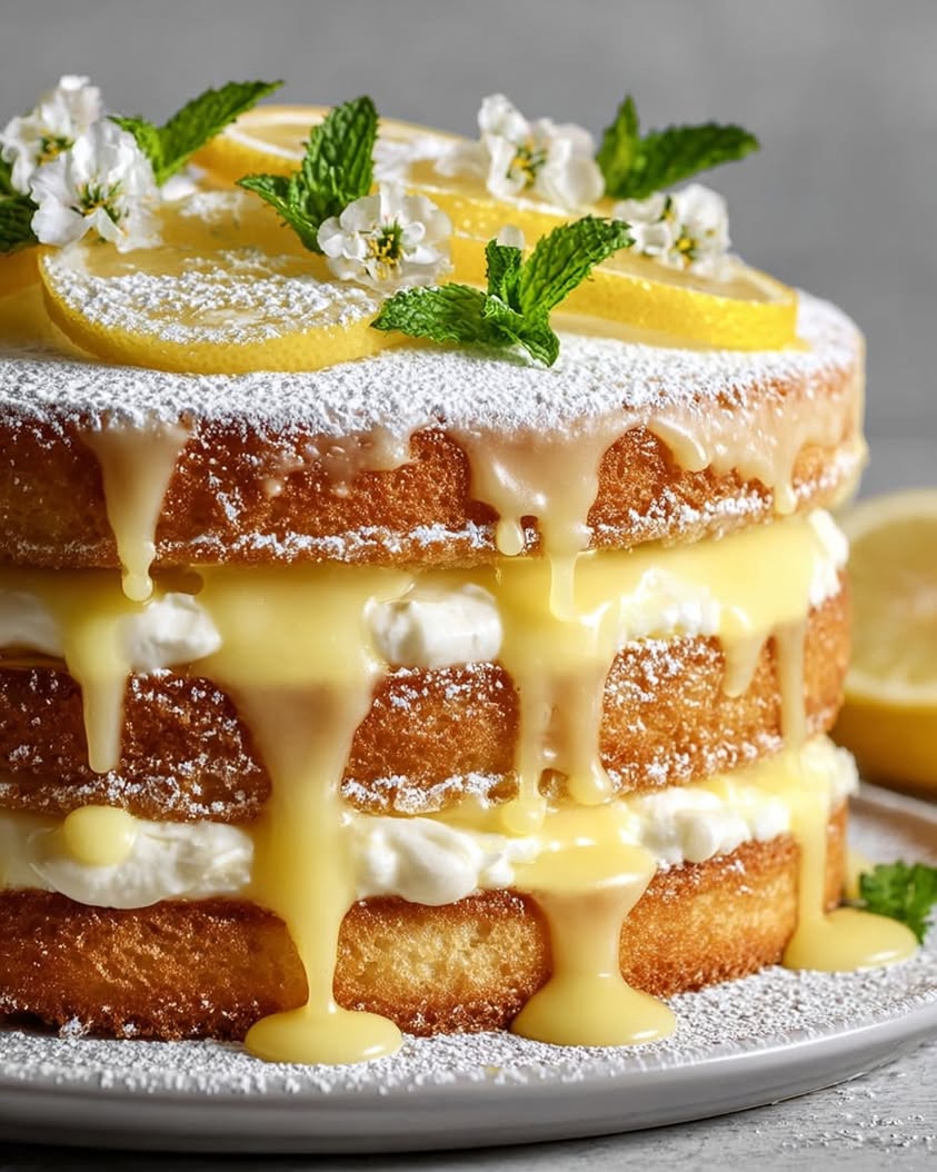 Triple Citrus Cream Drip Cake Recipe for a Zesty Dessert. 31 triple citrus cream drip cake
