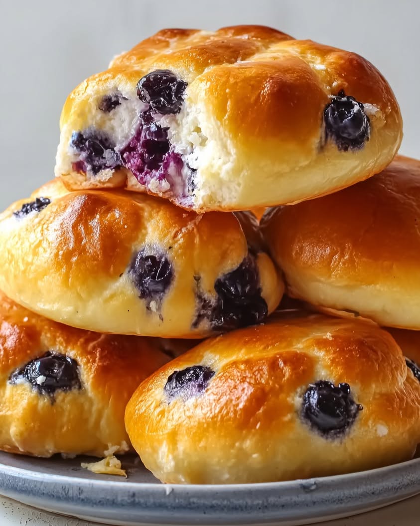 Blueberry Cottage Cloud Buns: A Soft, Protein-Rich Dream 19 blueberry cottage cloud buns