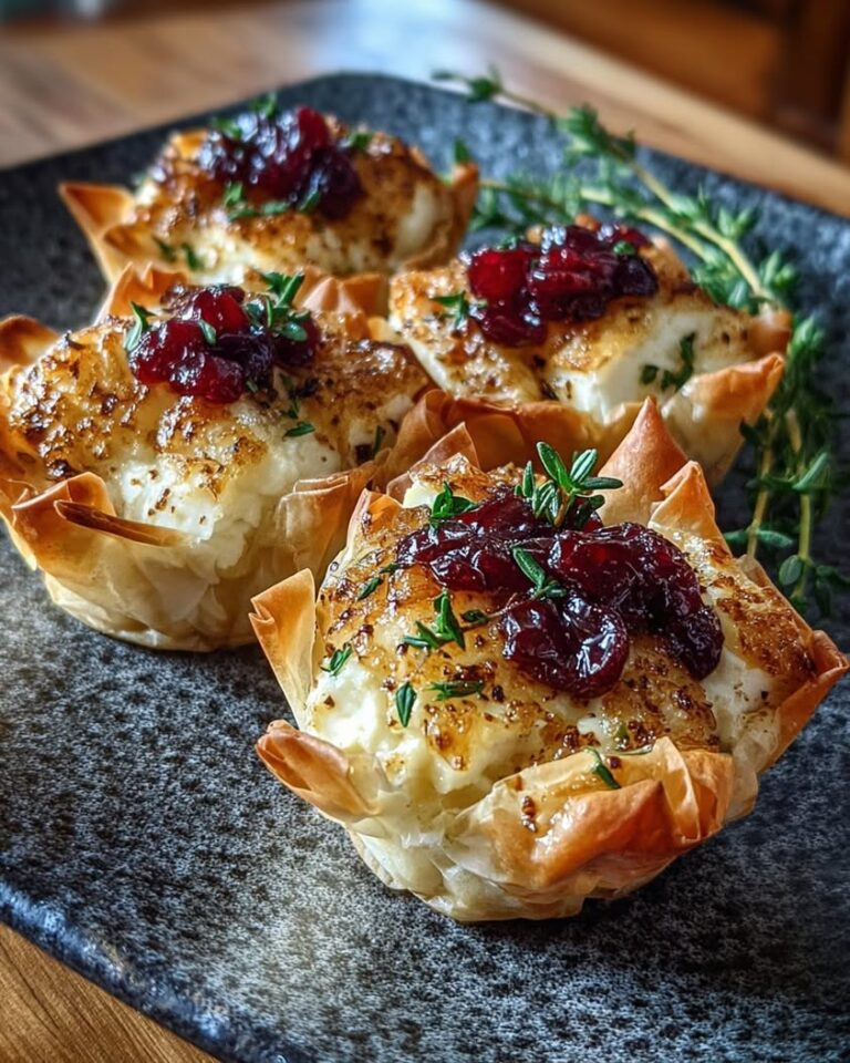 Category Page 12 cranberry brie thyme phyllo cups
