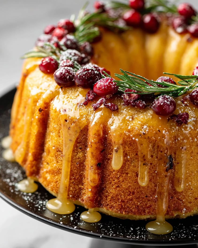 Cranberry Citrus Glazed Holiday Wreath Cake Recipe 24 cranberry citrus glazed wreath cake