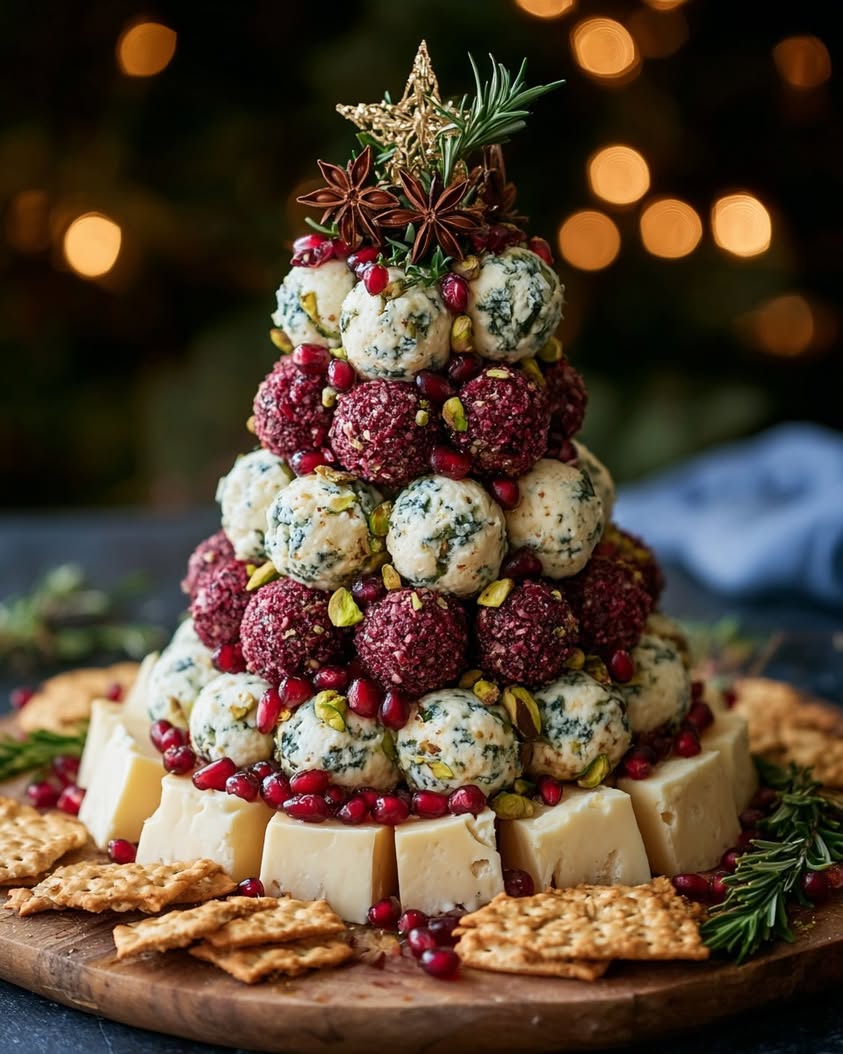 How to Make a Festive Cheese Ball Christmas Tree for Your Holiday Party 15 festive cheese ball christmas tree