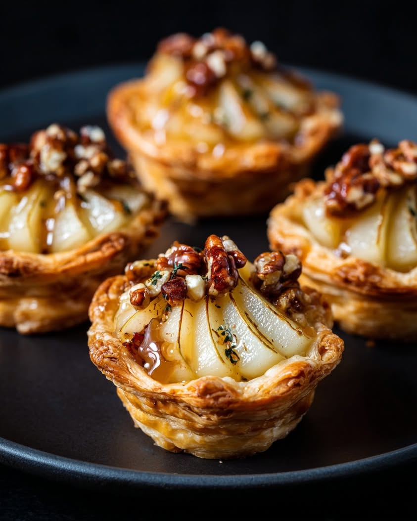 Maple Glazed Brie and Pecan Pear Cups for Effortless Elegance 16 maple glazed brie pecan pear cups