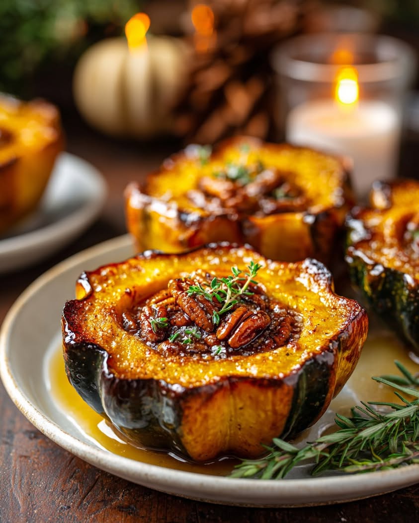 Maple Pecan Roasted Acorn Squash: An Easy Fall Side Dish 15 maple pecan roasted acorn squash