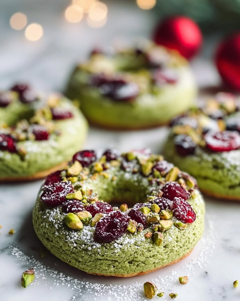 Festive Pistachio Cranberry Wreath Cookies for the Holidays 19 pistachio cranberry wreath cookies